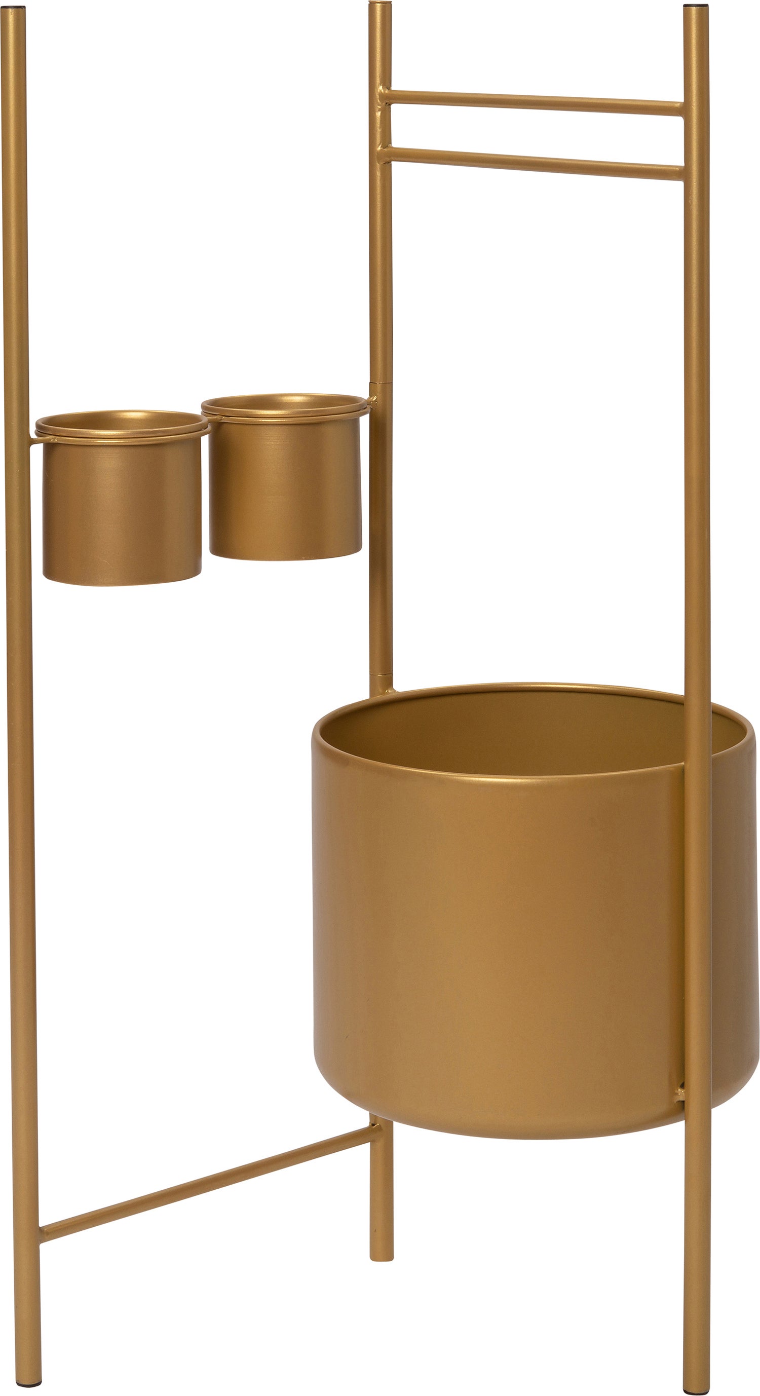 Intratuin bloempot op standaard Nena goud D 28 H 85 cm