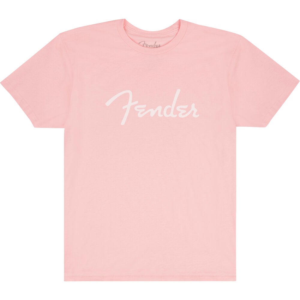 Fender Spaghetti Logo T-Shirt Shell Pink S