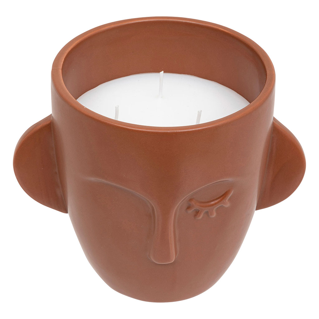 Bougie parfumée MAYA vanille terracotta 14.5x17.5cm