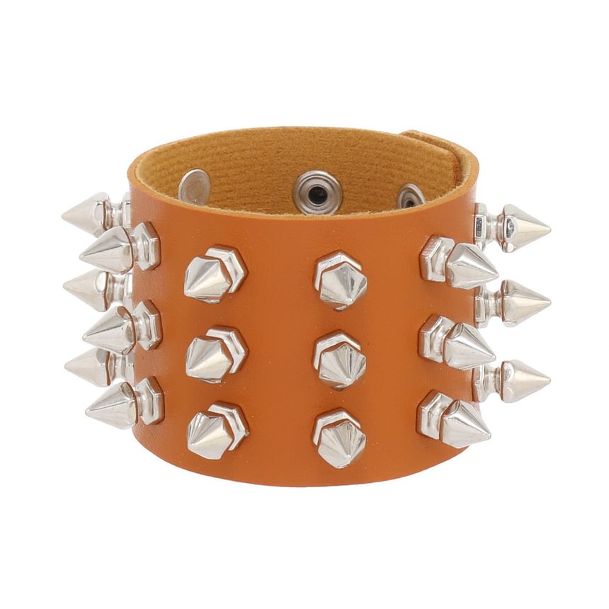Malnia Home - Armband van imitatieleer met studs