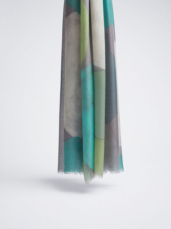 Lenço estampado - Verde