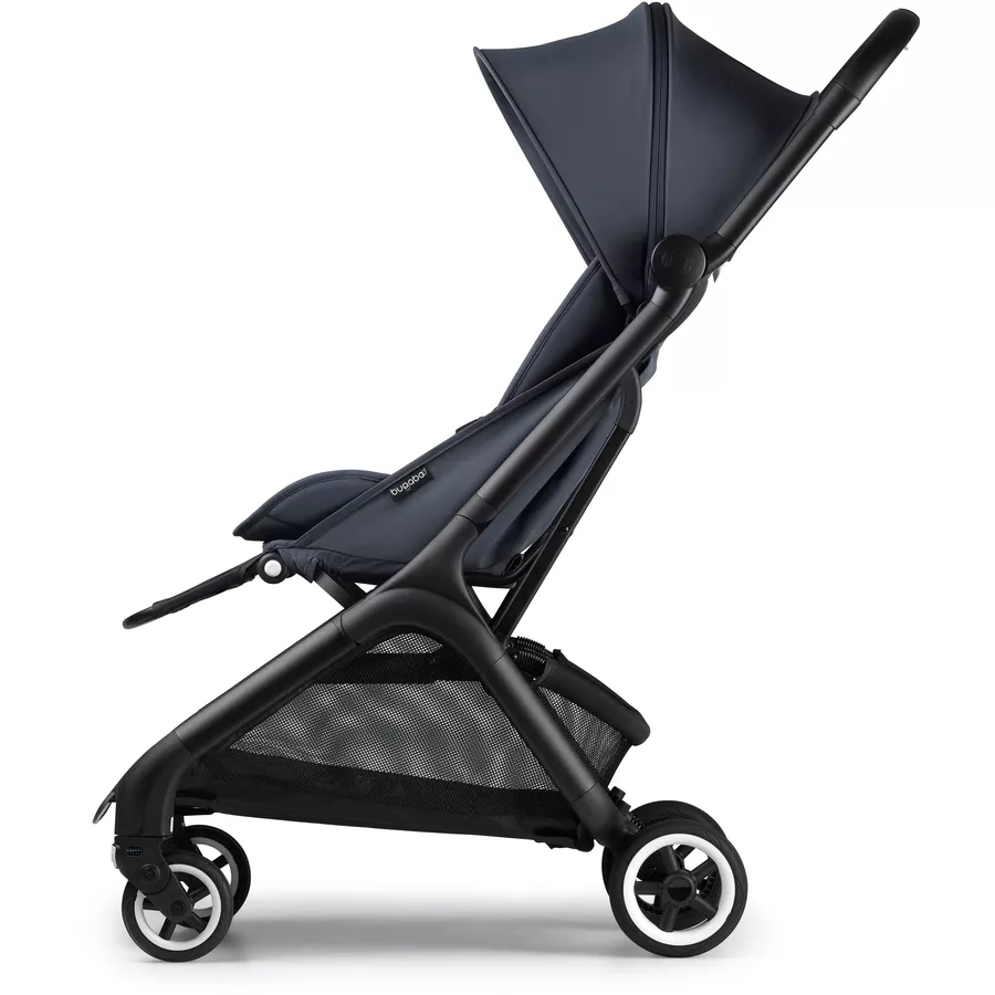 bugaboo Buggy Butterfly Complete BlackStormy Blue inklusive Bauchbügel