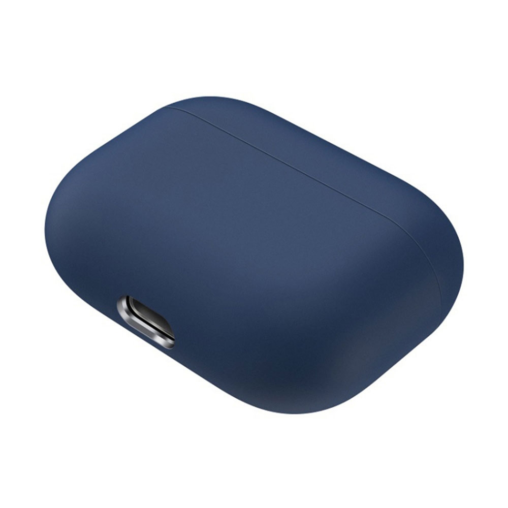 AirPods Pro Silikon Case Schutzhülle Ultra Thin Abdeckung - Dunkelblau (Matt)