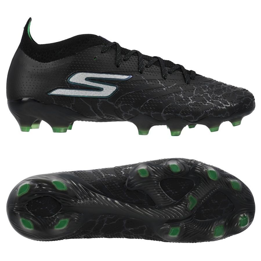 Skechers SKX_01 1.5 Low FG Evergreen - Noir/Argenté/Vert