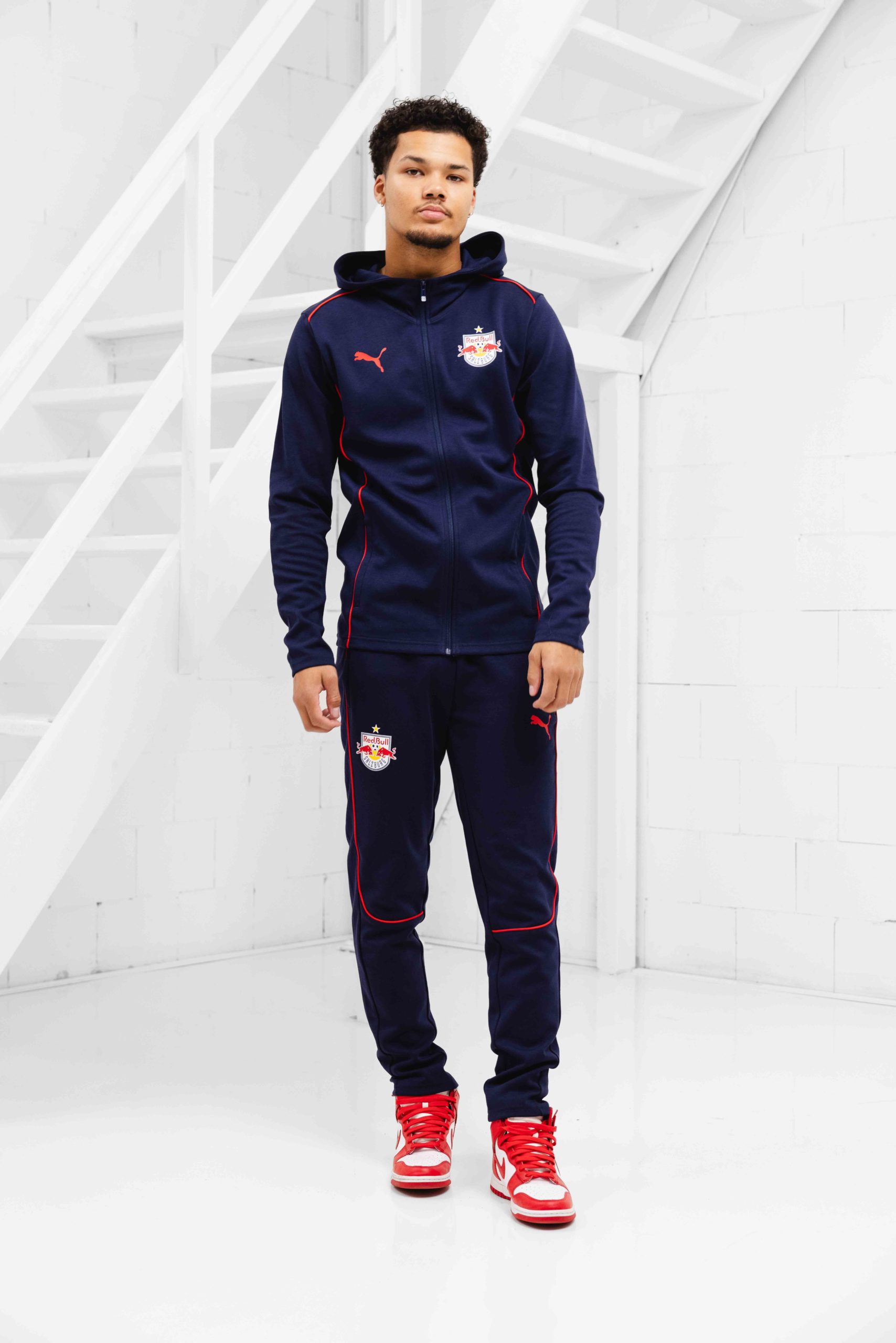 Red Bull Salzburg Casuals Hooded Trainingspak Senior 2024/2025