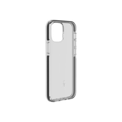Force Case Life - coque de protection pour Iphone 12/12 Pro - transparent contour noir