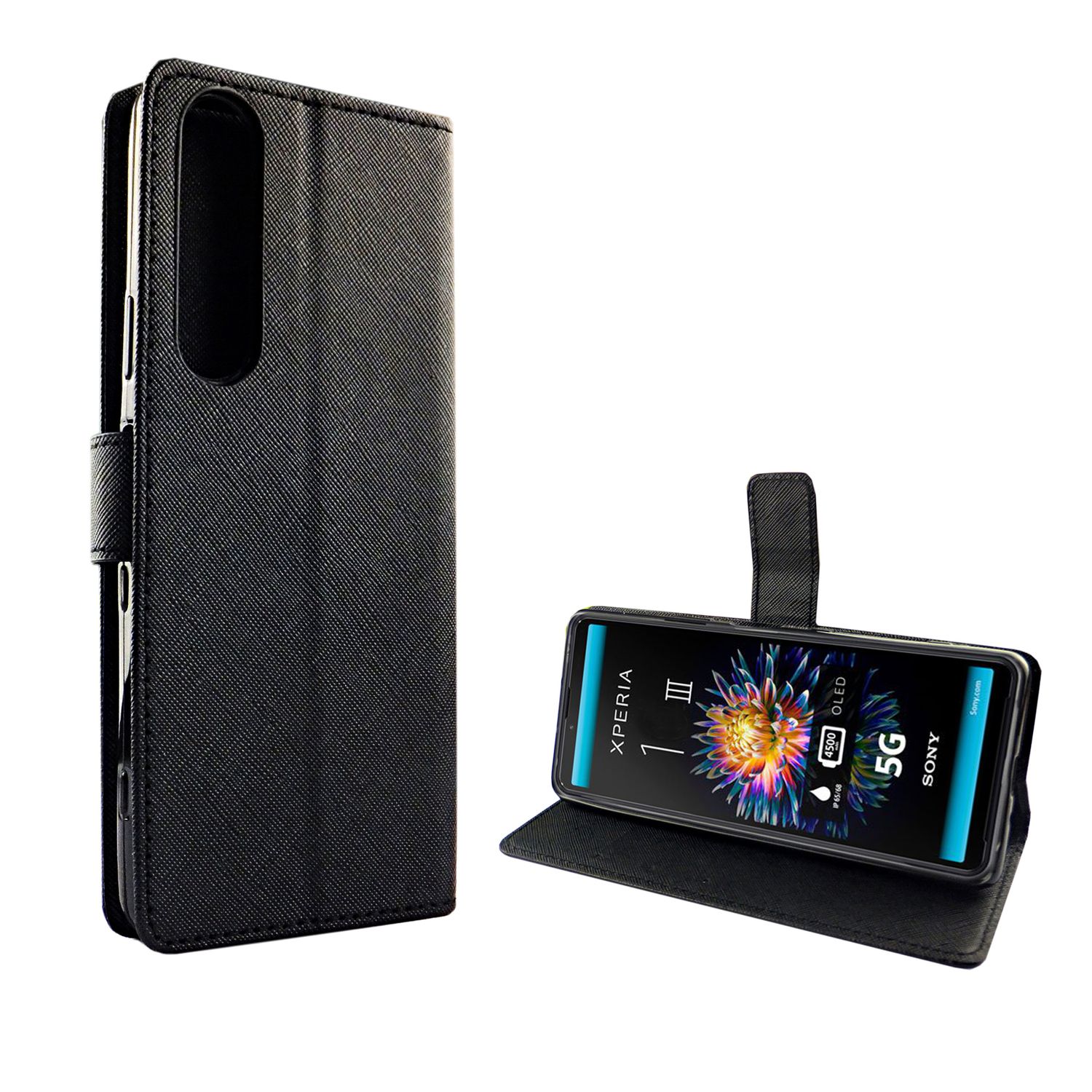 Handyhülle für Sony Xperia 1 III Case Cover Schutztasche Schutzhülle Bookstyle