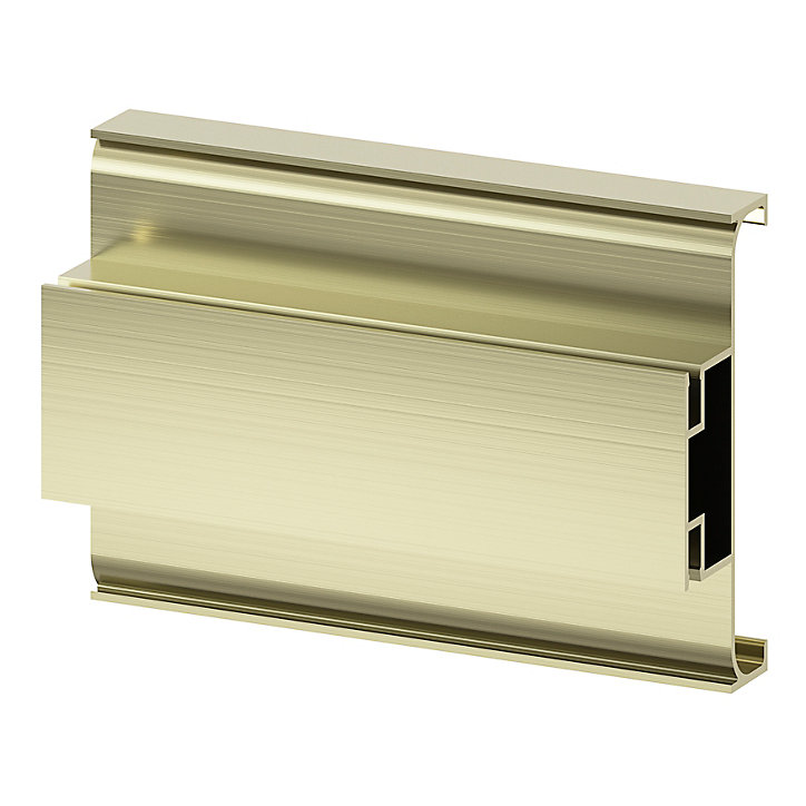 Rail central de colonne laiton brossé L. 237 cm Caraway Innovo GoodHome