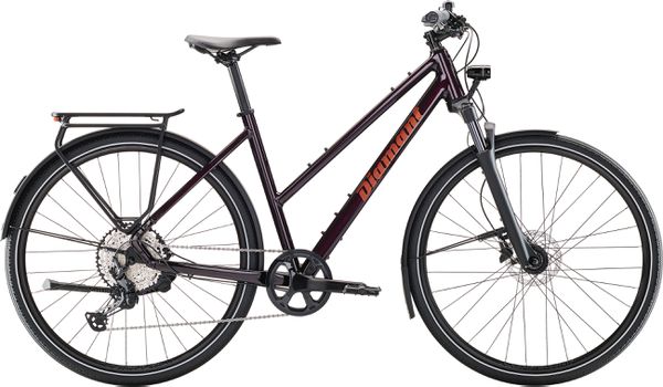 MAHON TRIP PRO Trapez City- u.Alltag  Schwarzkirsch Metallic  S