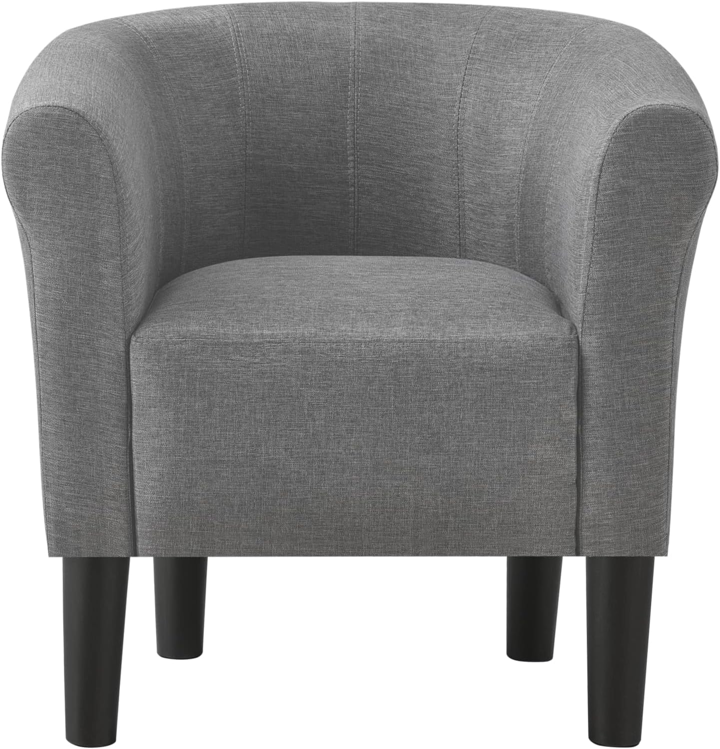 [en.casa] Sessel 70x70x58cm Hellgrau Textil Clubsessel Relaxsessel