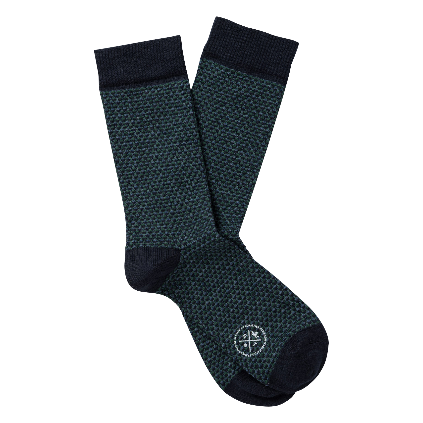 GARY - Chaussettes en coton mélangée | Vert