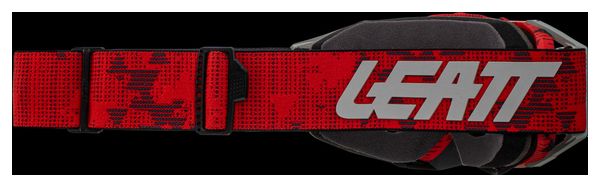 Masque Leatt Velocity 6.5 Enduro JW22 Red - Ecran clair