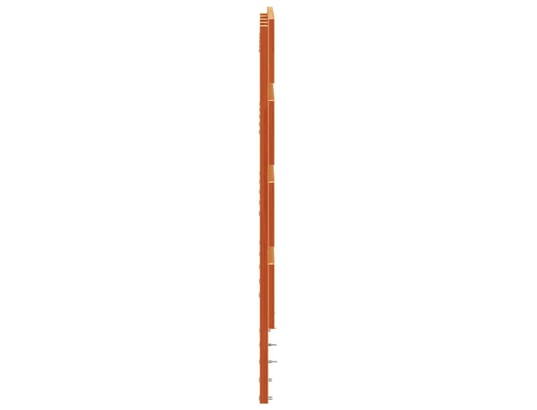 VIDAXL - Tête de lit cire marron 120 cm bois massif de pin