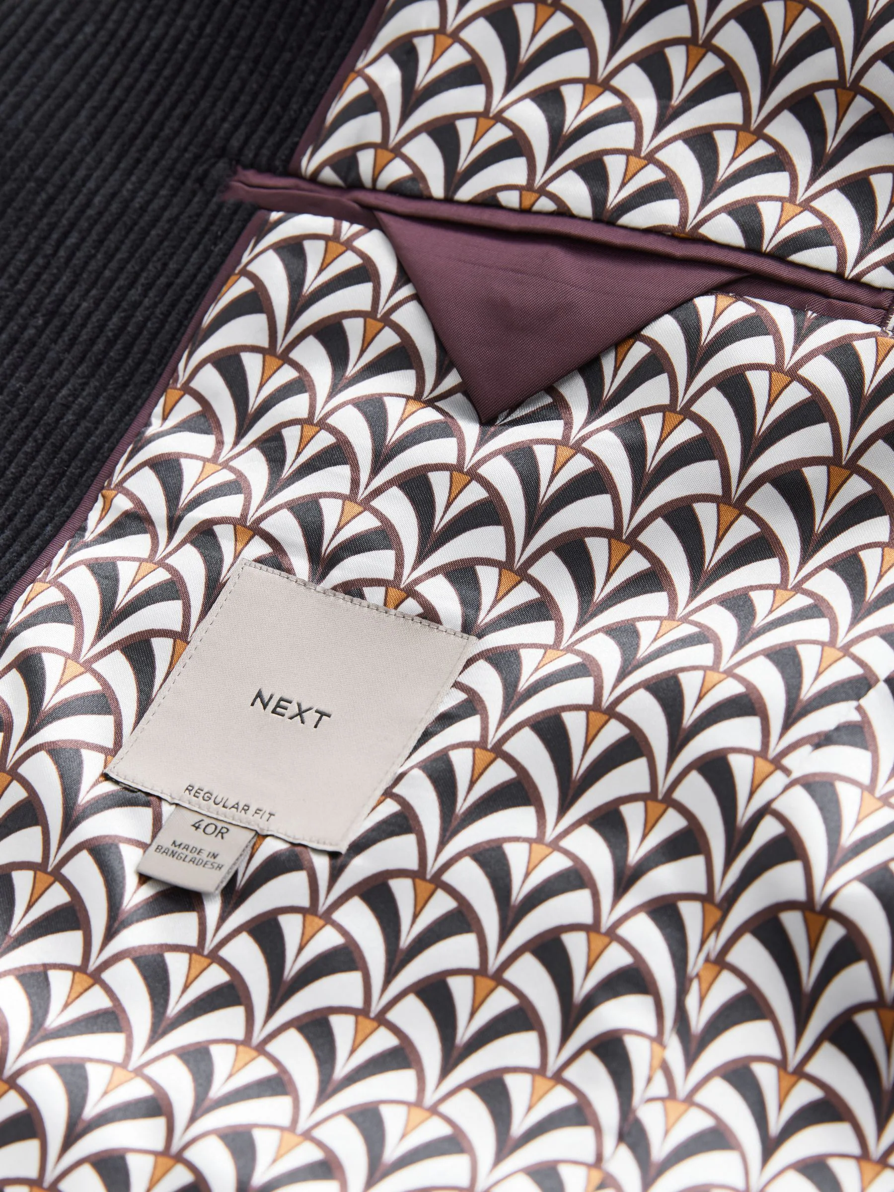 Zwart - Corduroy blazer