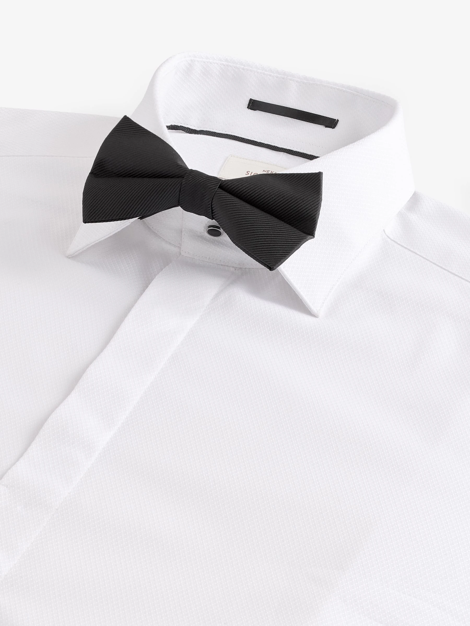 Wit - Signature Egyptian Cotton Shirt and Silk Bow Tie Set