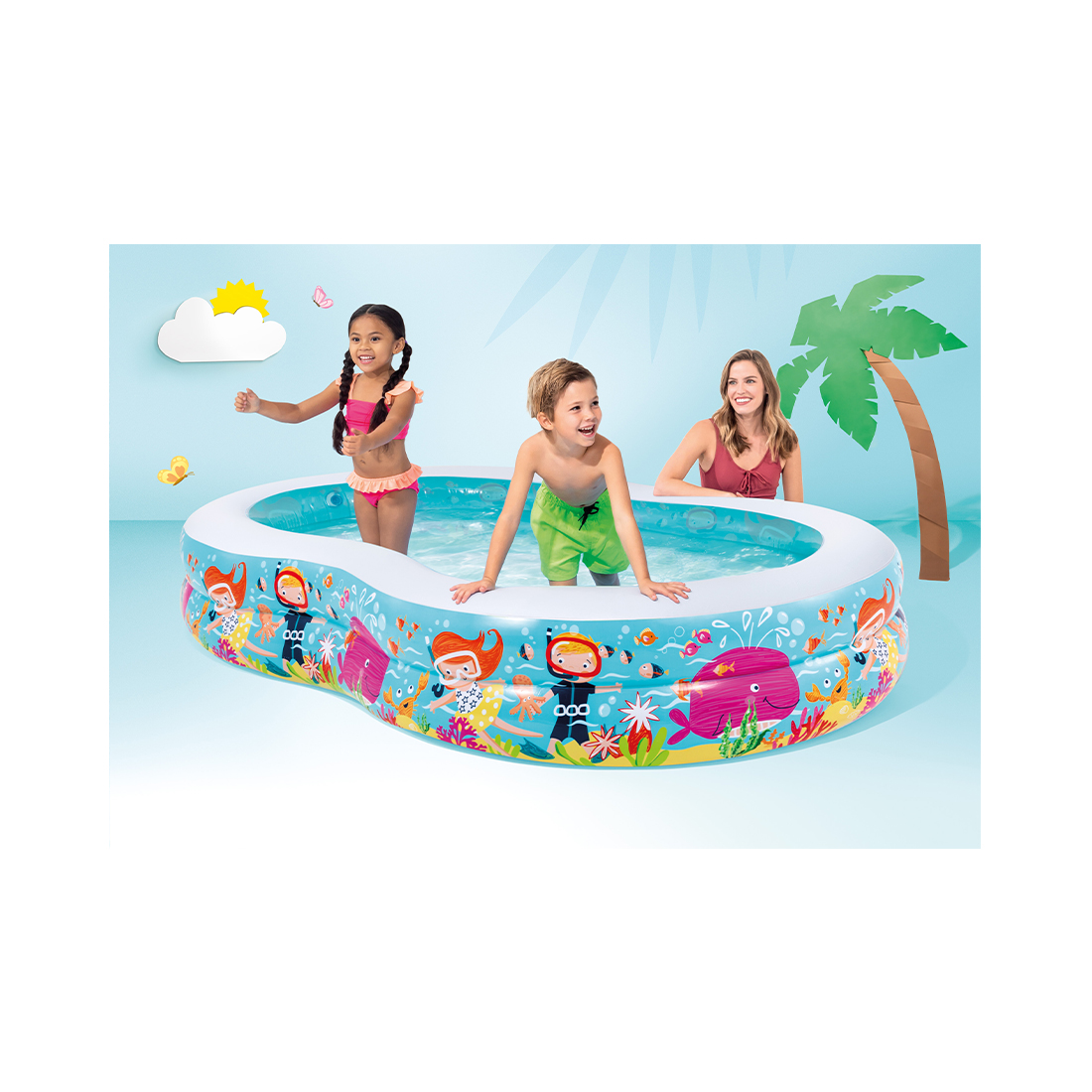 INTEX Pool Paradise 262 x 160 x 46 cm