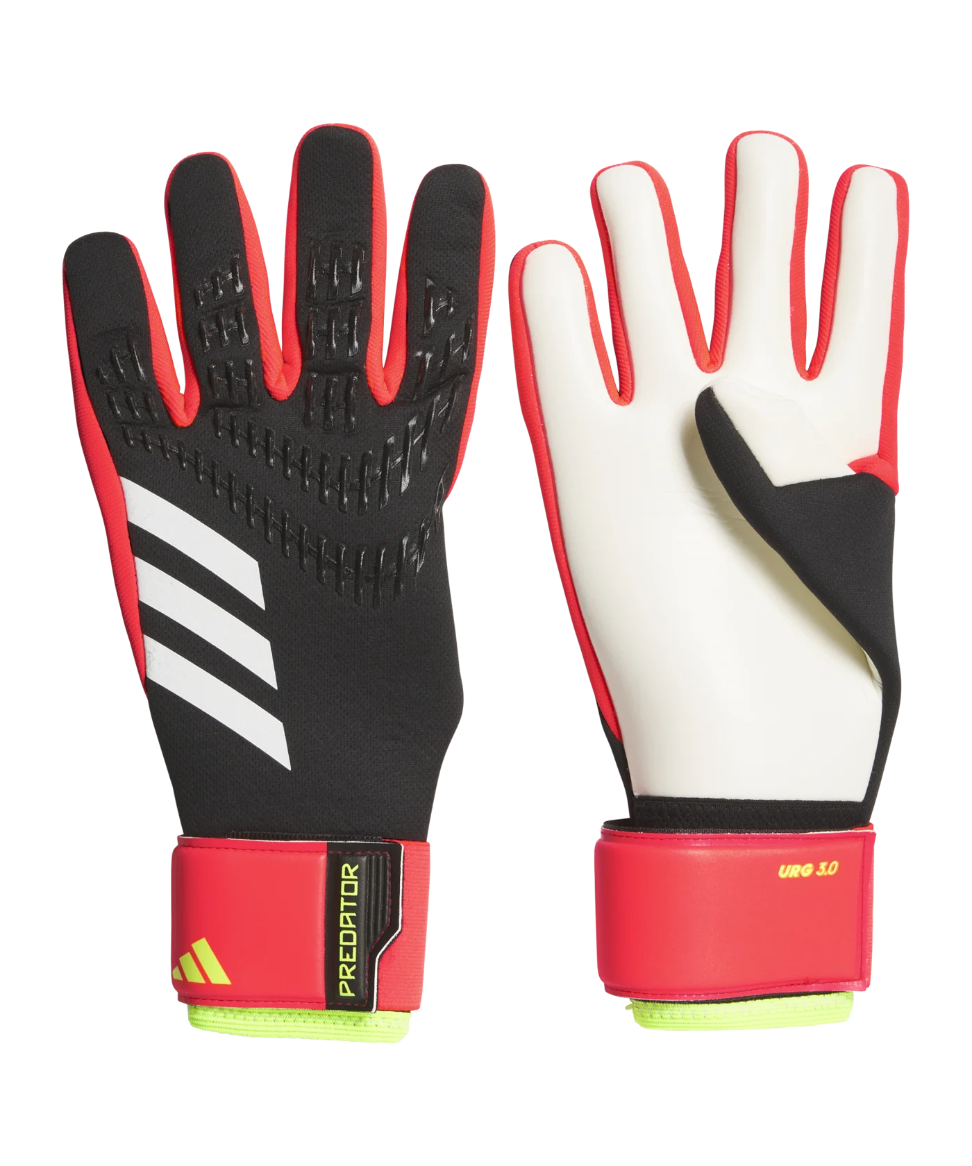 adidas Predator League TW-Handschuhe Solar Energy Schwarz