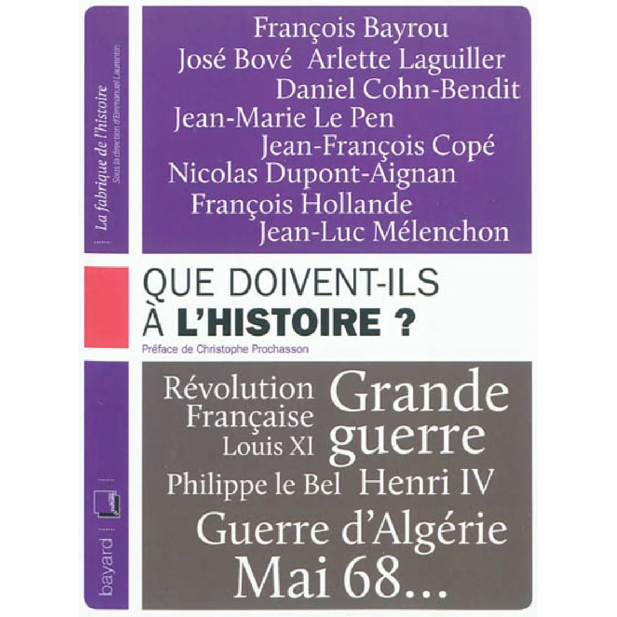 Que doivent-ils à l'histoire ? · Occasion