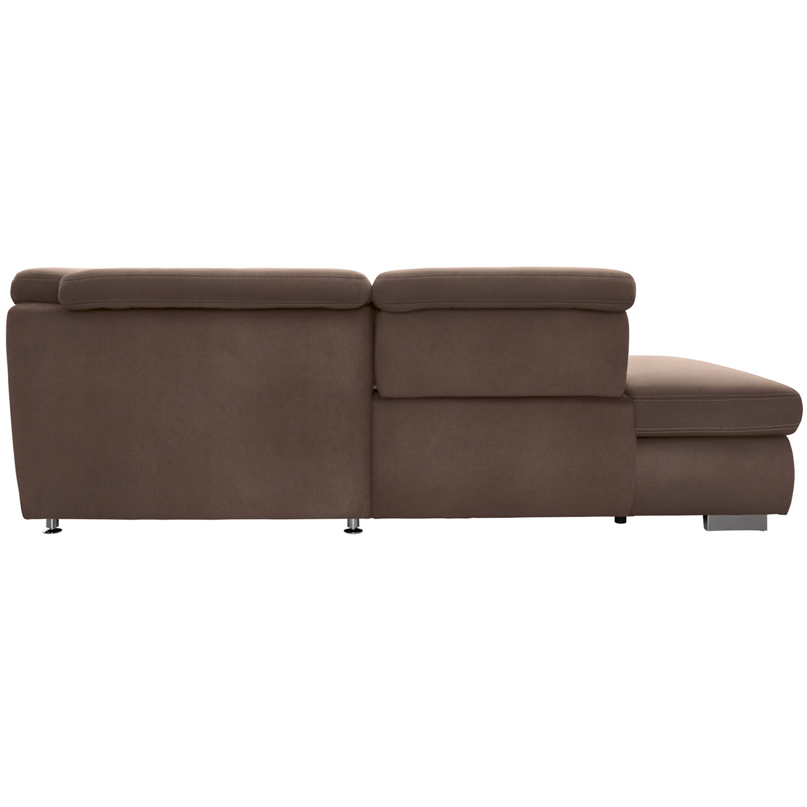 polsterpower Boxspring-Wohnlandschaft - Saddle nougat - Basismodell - Recamiere rechts