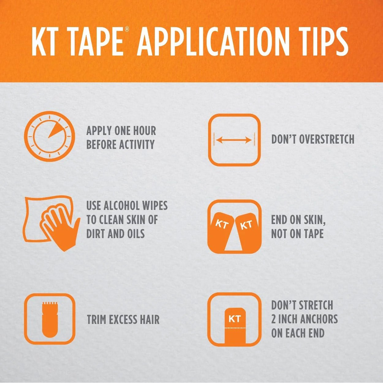 KT Tape  Pro Tape Precut 20x25cm