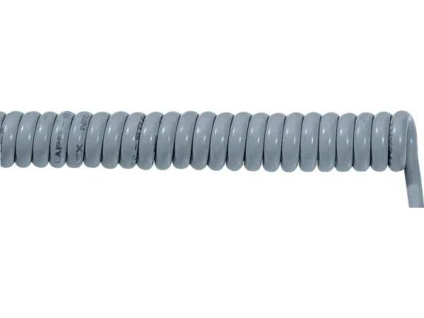 Lapp ÖLFLEX Spiral 400 P, 1,5 m, Grå, PVC, 3000 V, 1,5 mm², 5 - 50 °C