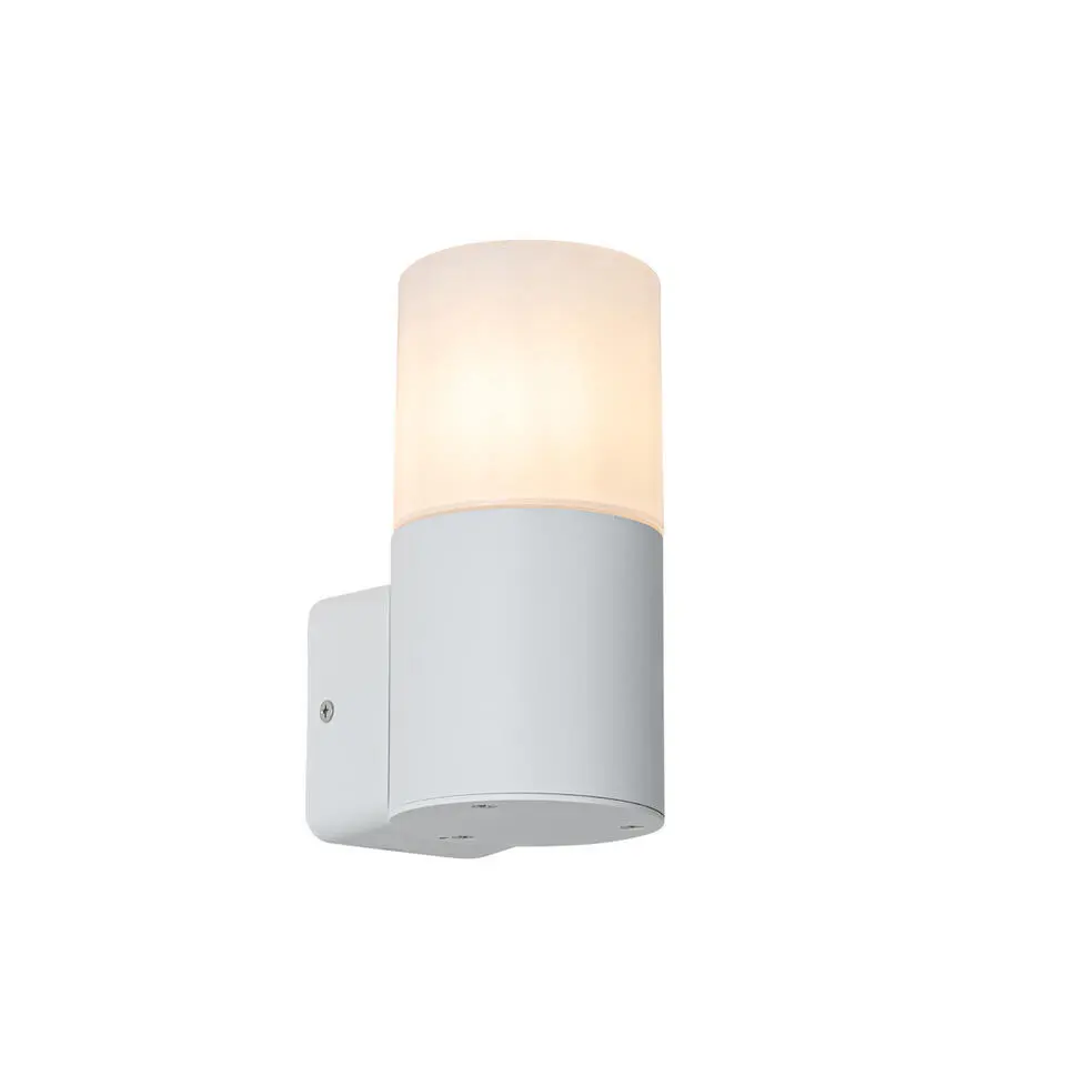 Qazqa wandlampen buiten odense wit e27