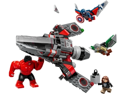 LEGO Captain America vs. Rode Hulk duel (76292)