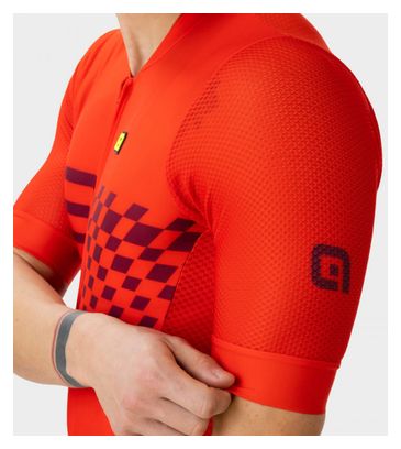 Maillot Manches Courtes Alé Play Rouge