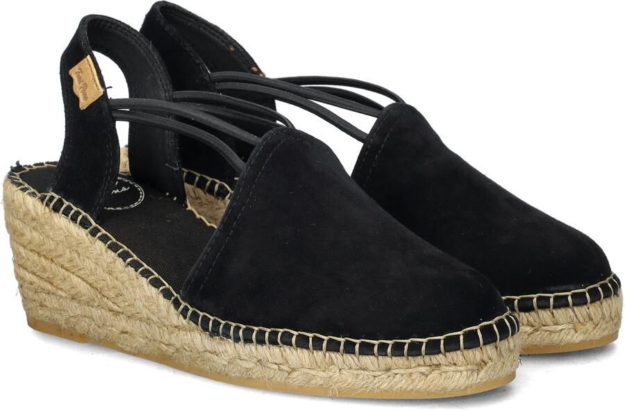 Toni Pons Espadrille Tremp Espadrilles zwart Suede Dames