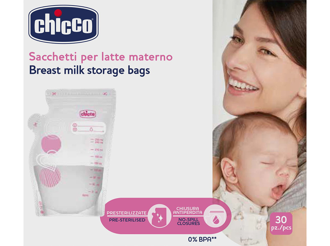 SACO CONSERVAÇÃO CHICCO 250ML 30UN