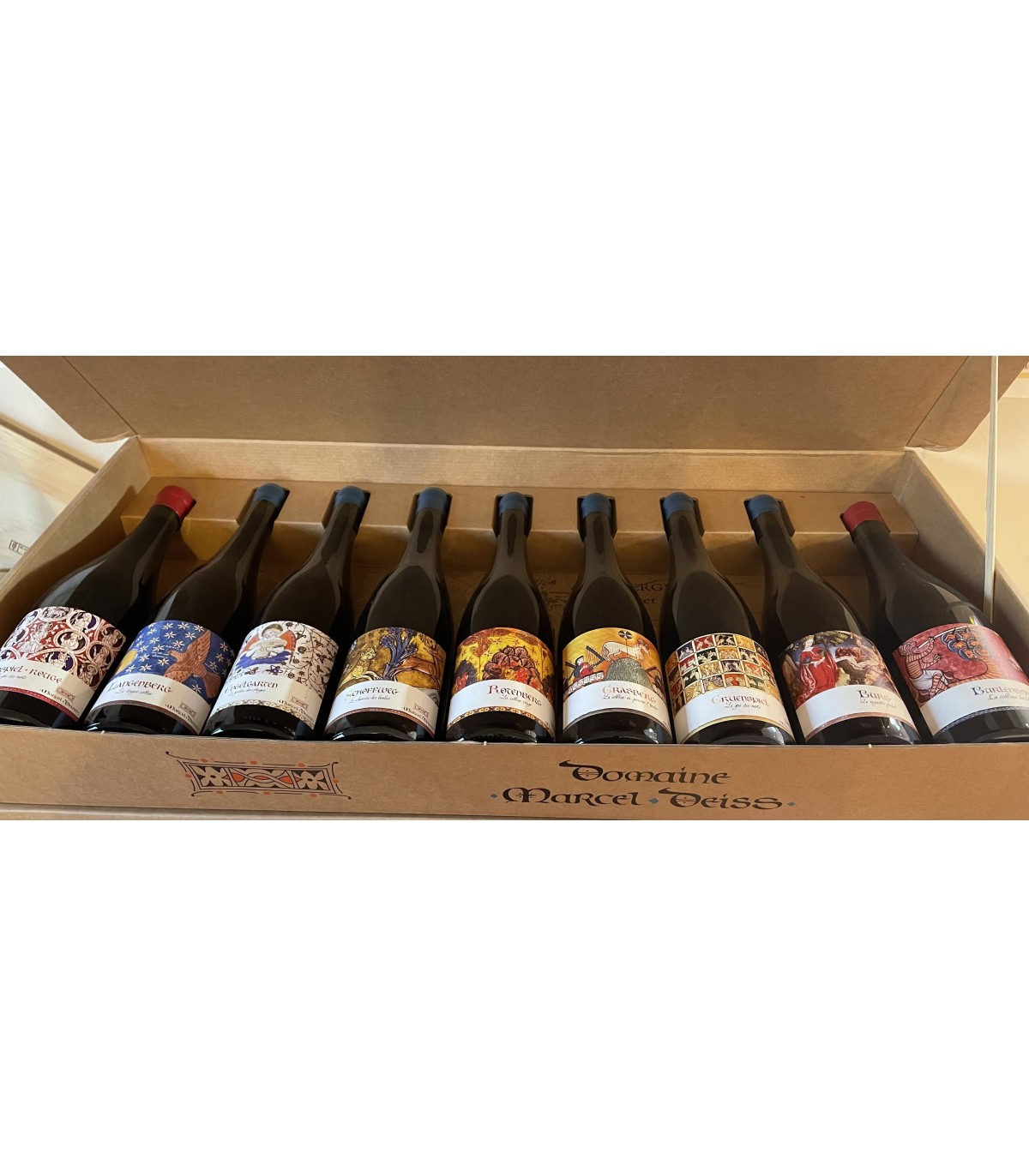 Domaine Marcel Deiss Alsace coffret de 9 bouteilles