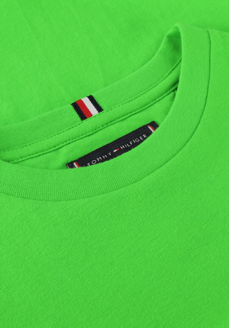 TOMMY HILFIGER groene tommy hilfiger t-shirt essential cotton tee s/s