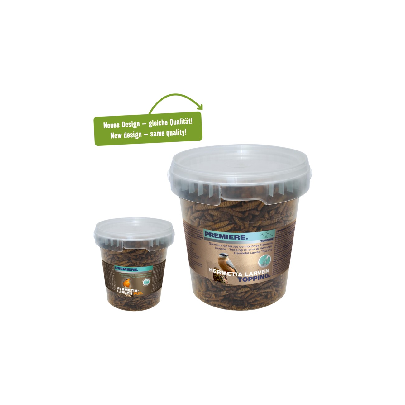 PREMIERE Hermetia Larven Topping 175g