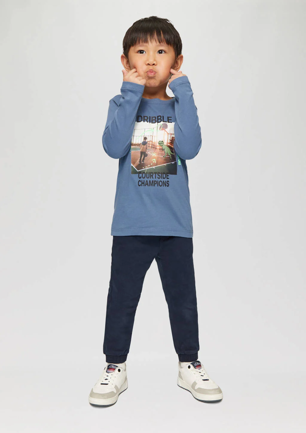 s.Oliver broek donkerblauw
