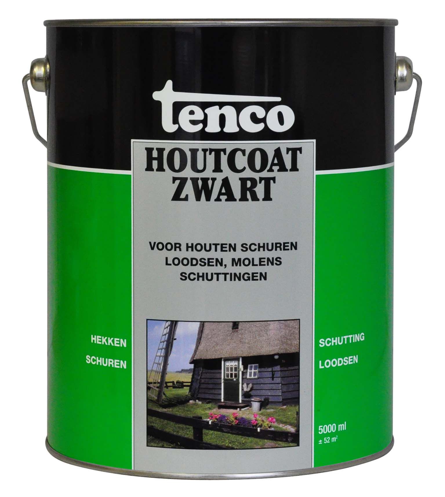 Tenco - Houtcoat - 5 Liter - Zwart