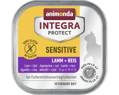 Animonda Protect Sensitive natvoer voor katten, lam & rijst, 100 g