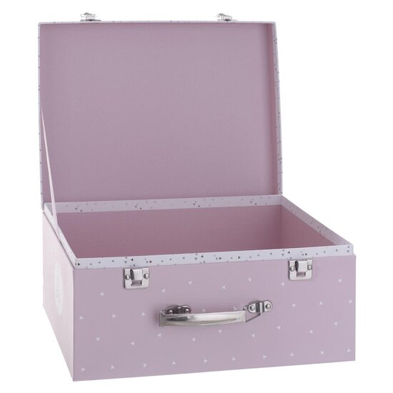 Boîte malle en carton x3   Rose        de               Atmosphera