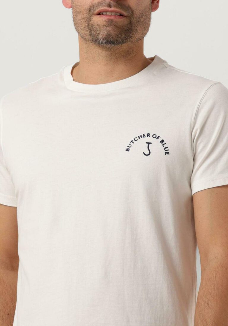 BUTCHER OF BLUE witte butcher of blue t-shirt classic arch tee