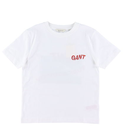 GANT T-Shirt - Surf Academy - Weiß