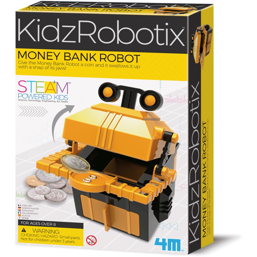 4M KidzRobotix - Spardosen Roboter Mehrfarbig