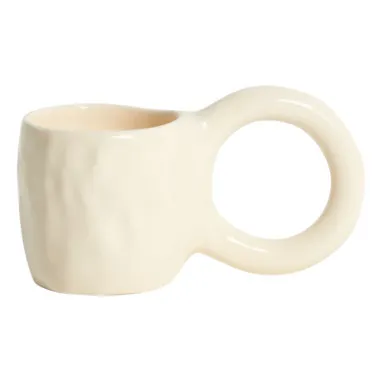 Petite friture Tasse expresso Donut, Pia chevalier - Set de 2 | Vanille