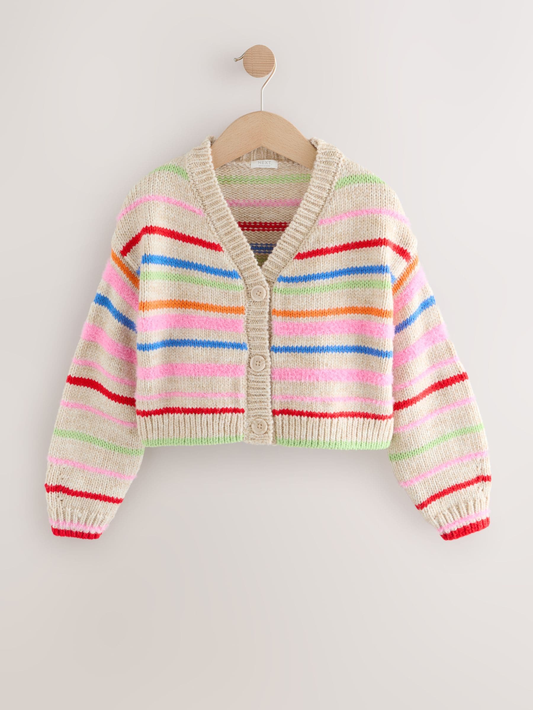Regenboogstrepen - Rechthoekig vest (3-16jr)