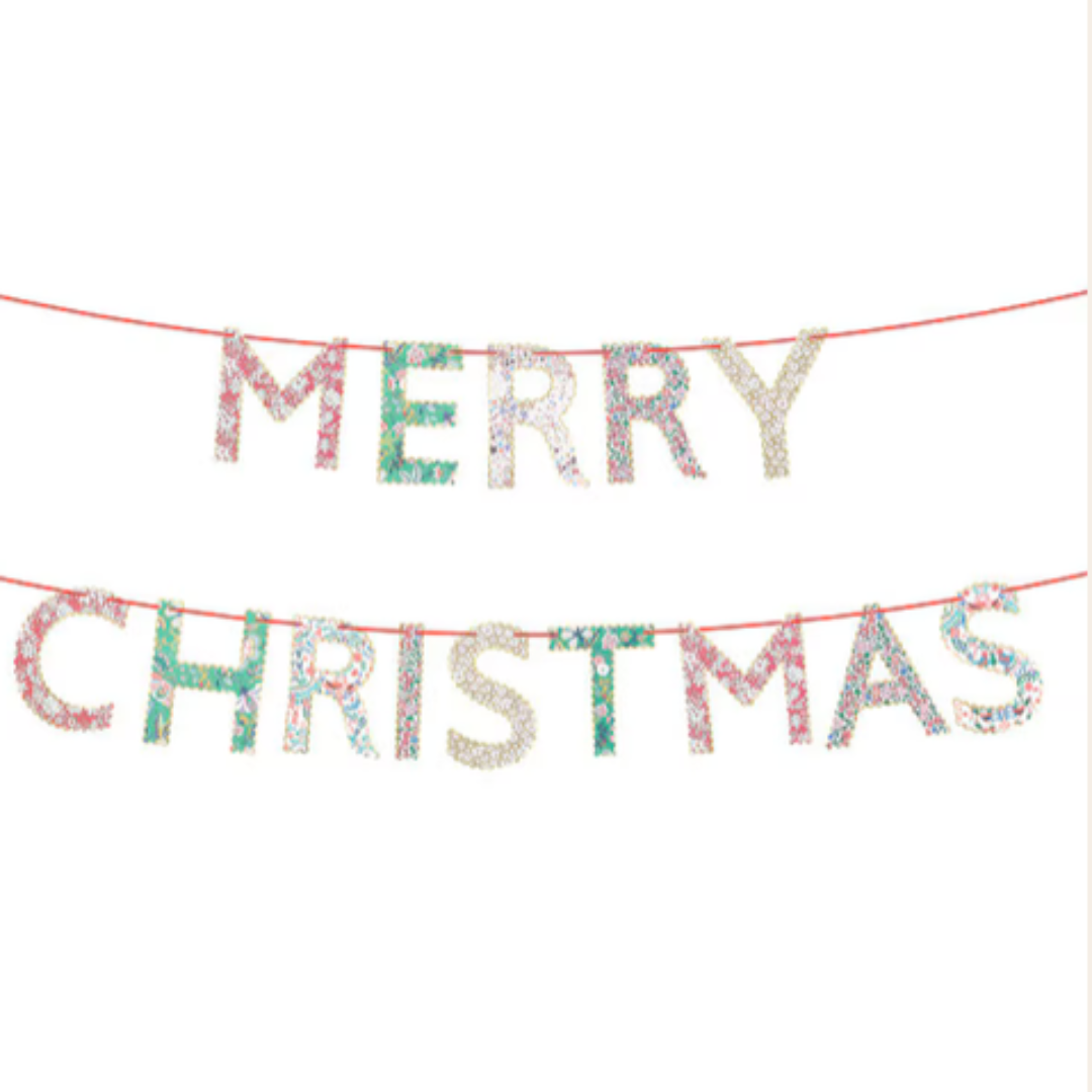 meri meri slinger liberty - christmas