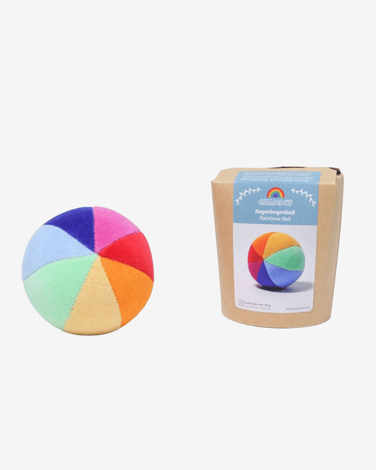Lekeball med Rangle – Myk | Rainbow Ball