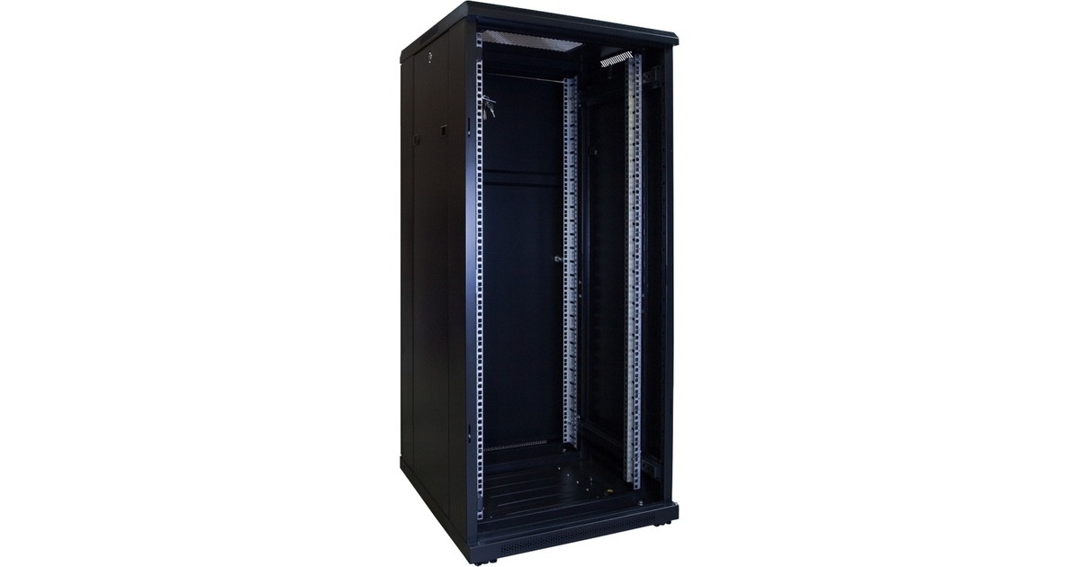 DSI27U serverkast met glazen deur - DS6627 server rack  (Zwart, 600 x 600 x 1400mm)