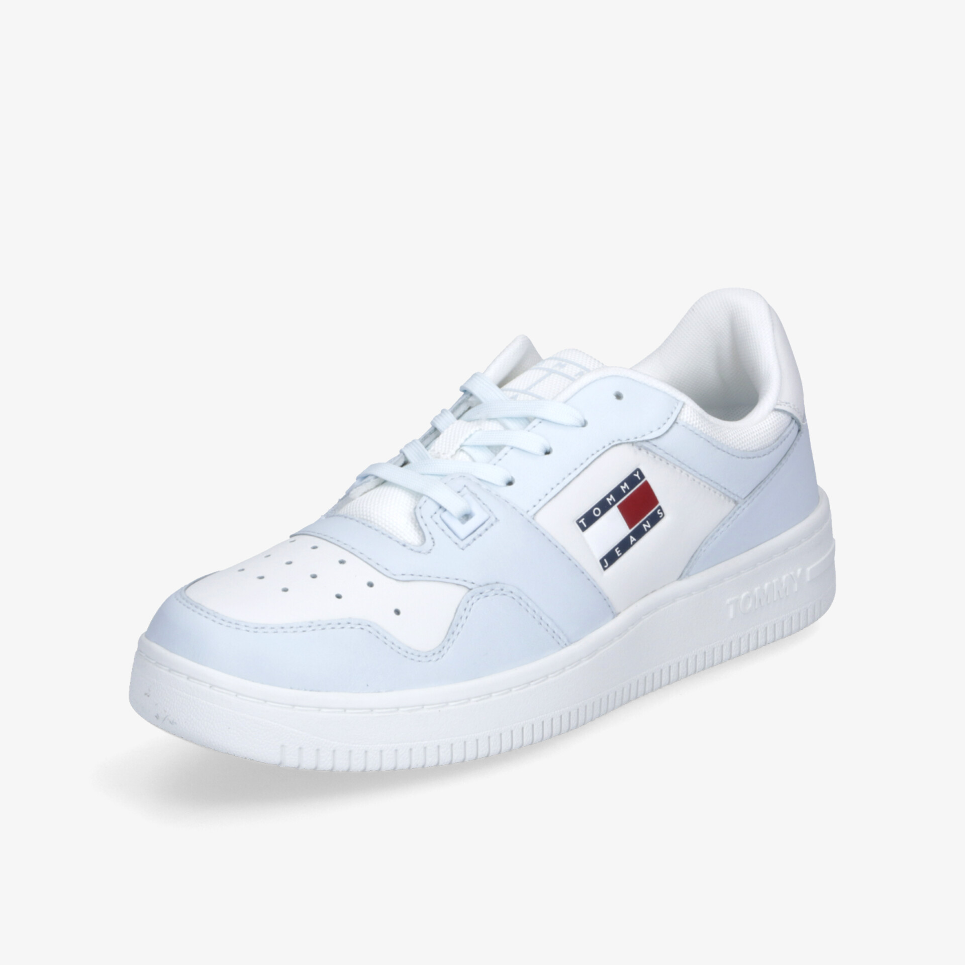 TOMMY JEANS RETRO BASKET Damen Sneaker Low weiß