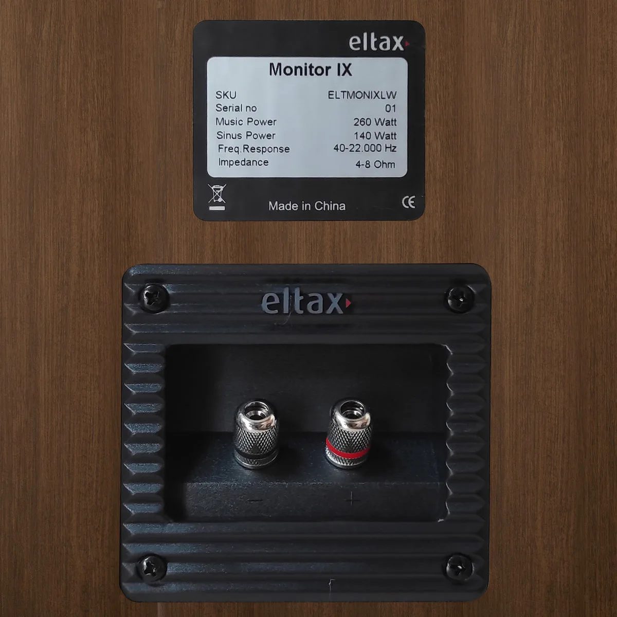 Eltax Monitor IX Noyer (la paire) Enceintes colonne