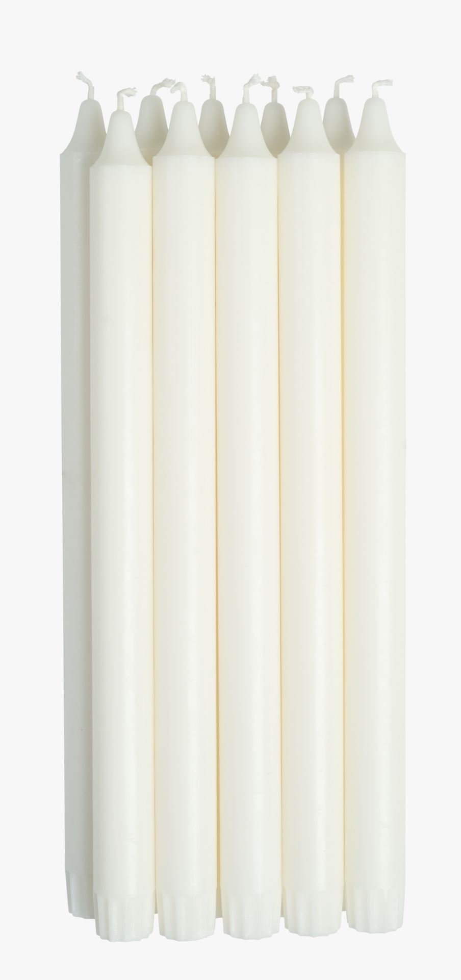 Stakelys hvit - 30 cm