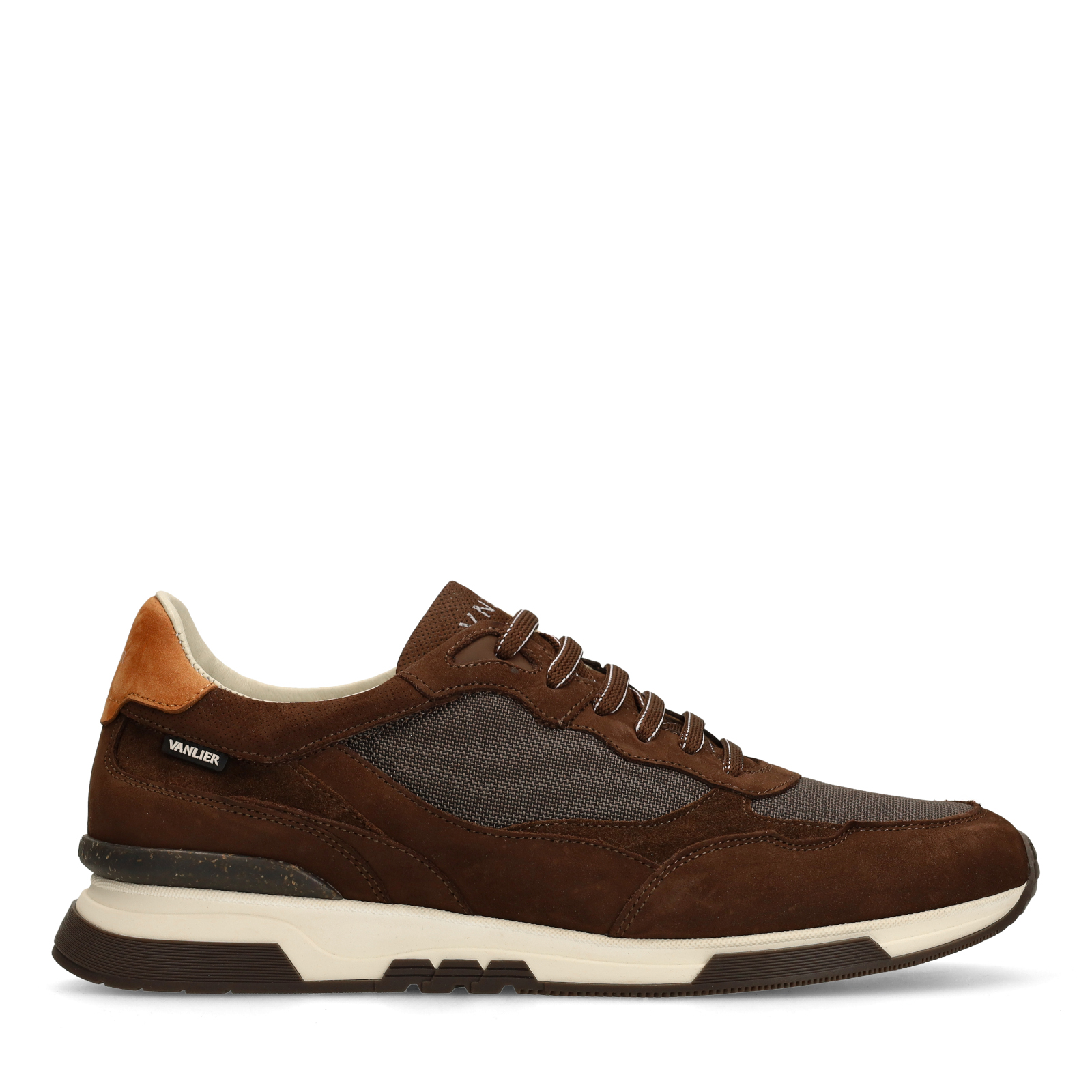 Bruine suède sneakers