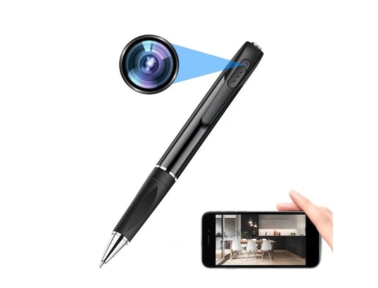 YONIS - Caméra de surveillance Stylo camera espion wifi 1080p détection mouvement vision no...